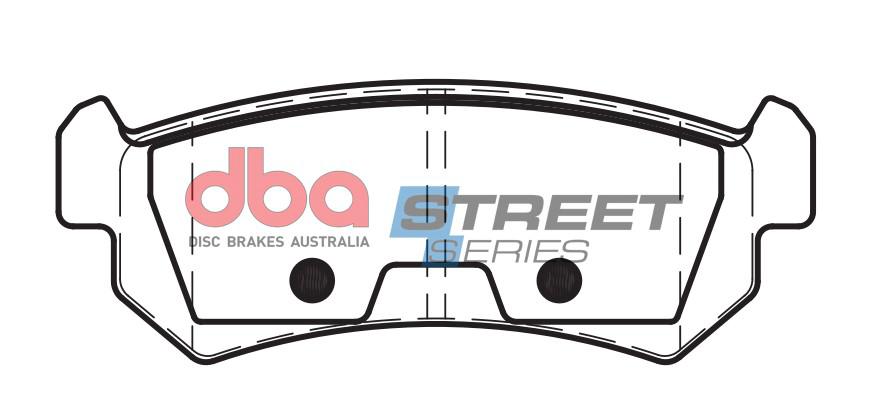 DBA Street Series Brake Pad Set Rear DB1690SS