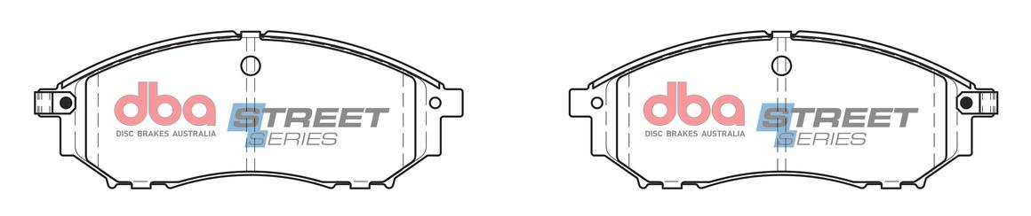 DBA Street Series Brake Pad Set Front DB1696SS