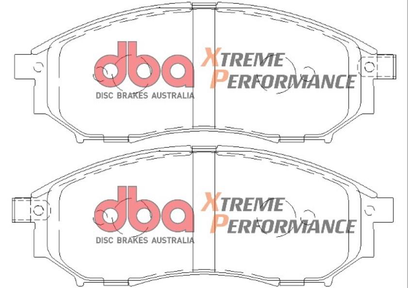 DBA Xtreme Performance Brake Pad Set Front DB1696XP