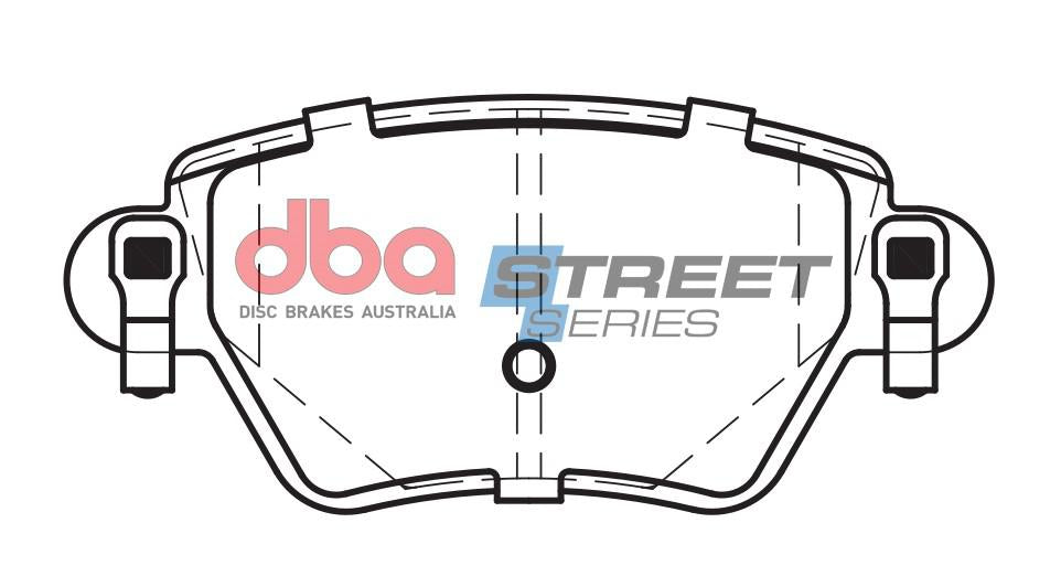 DBA Street Series Brake Pad Set Rear DB1697SS