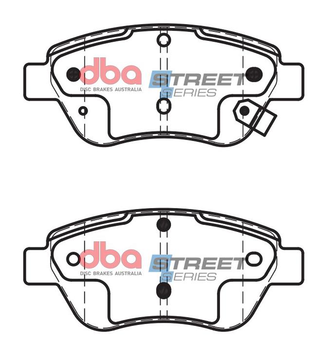 DBA Street Series Brake Pad Set Front DB1712SS