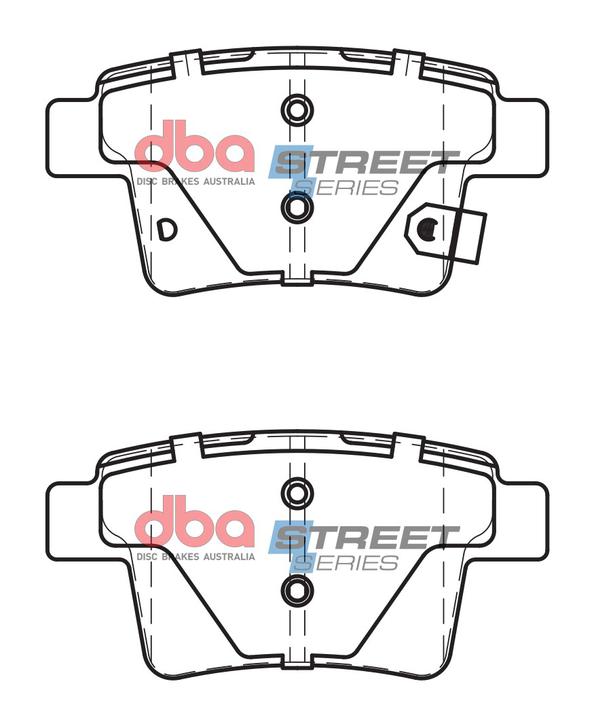 DBA Street Series Brake Pad Set Rear DB1713SS