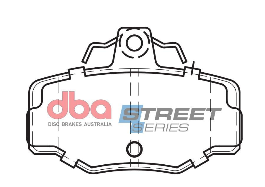 DBA Street Series Brake Pad Set Rear DB1718SS