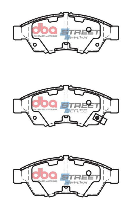 DBA Street Series Brake Pad Set Front DB1733SS