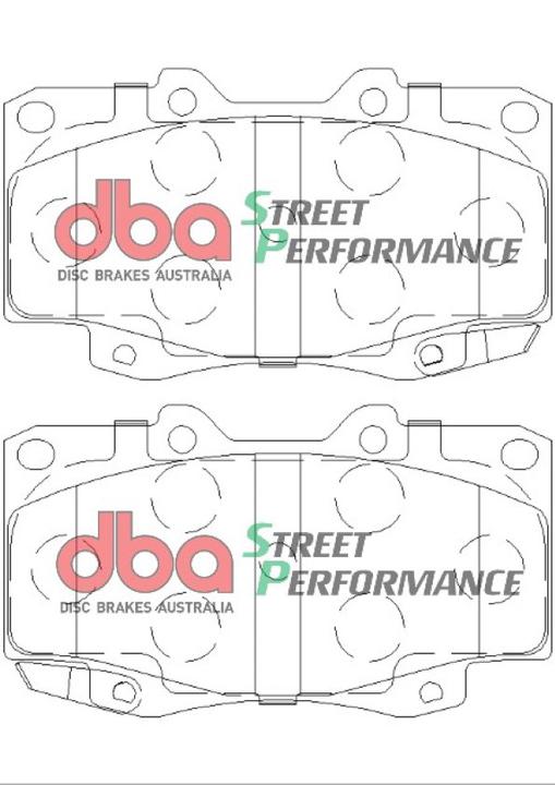 DBA Street Performance Brake Pad Set Front DB1739SP