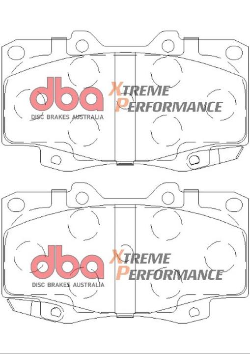 DBA Xtreme Performance Brake Pad Set Front DB1739XP