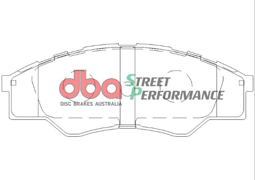 DBA Street Performance Brake Pad Set Front DB1741SP