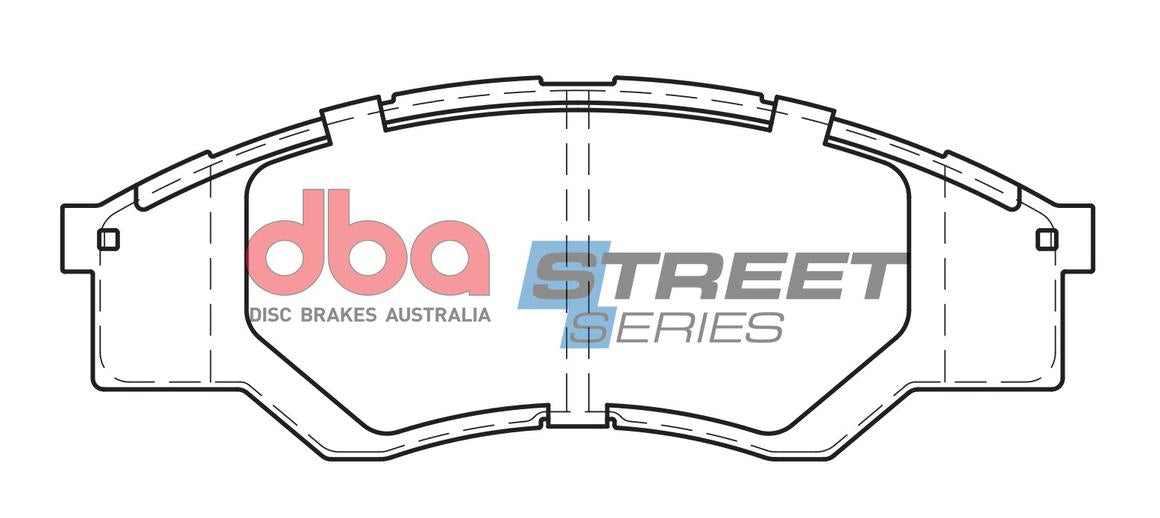 DBA Street Series Brake Pad Set Front DB1741SS