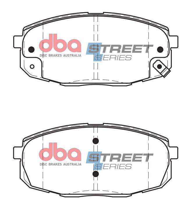 DBA Street Series Brake Pad Set Front DB1754SS