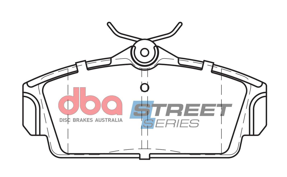 DBA Street Series Brake Pad Set Front DB1761SS