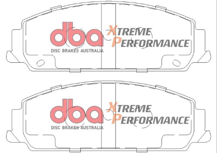 DBA Xtreme Performance Brake Pad Set Front DB1765XP