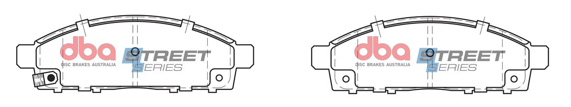 DBA Street Series Brake Pad Set Front DB1774SS