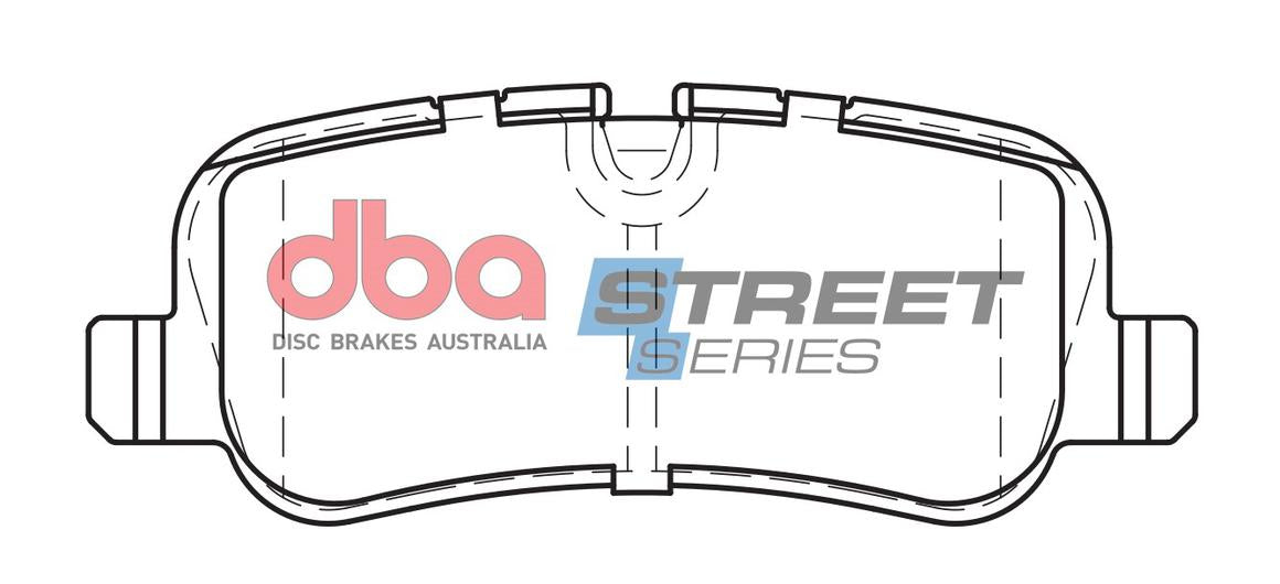 DBA Street Series Brake Pad Set Rear DB1781SS