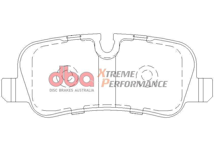 DBA Xtreme Performance Brake Pad Set Rear DB1781XP