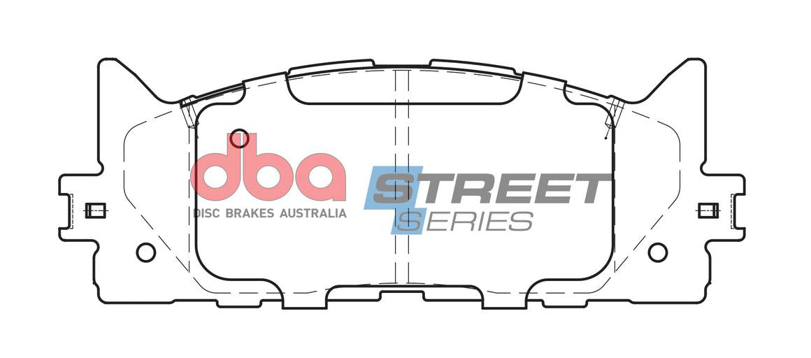 DBA Street Series Brake Pad Set Front DB1800SS