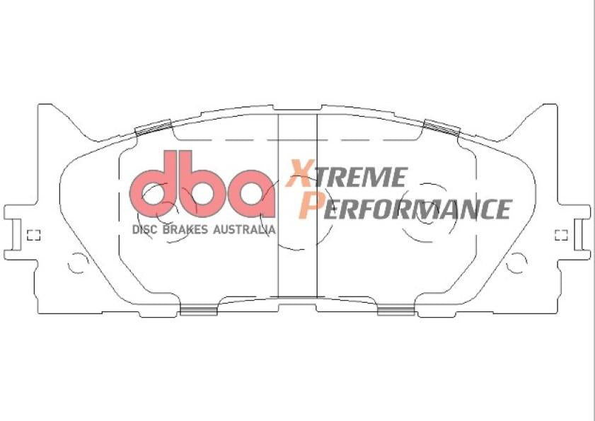 DBA Xtreme Performance Brake Pad Set Front DB1800XP