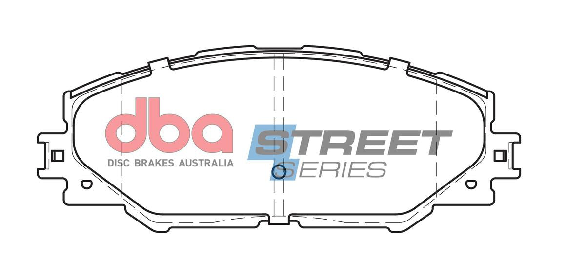 DBA Street Series Brake Pad Set Front DB1801SS