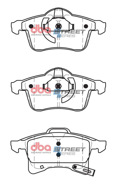 DBA Street Series Brake Pad Set Front DB1808SS