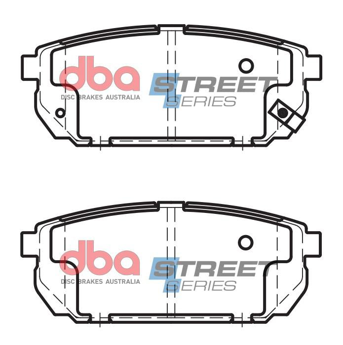 DBA Street Series Brake Pad Set Rear DB1816SS