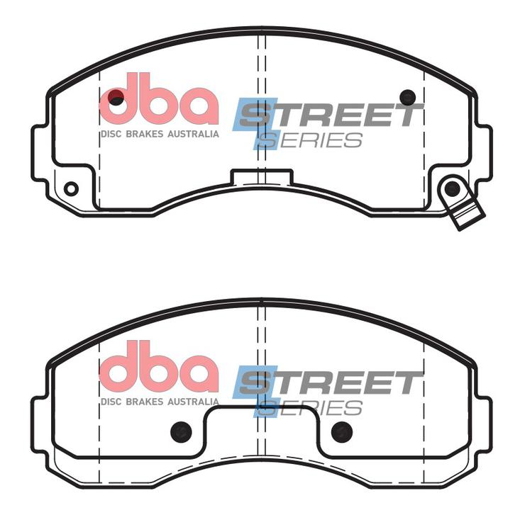 DBA Street Series Brake Pad Set Front DB1817SS