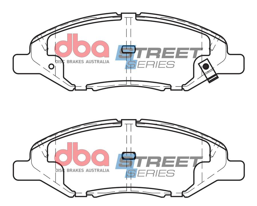 DBA Street Series Brake Pad Set Front DB1819SS