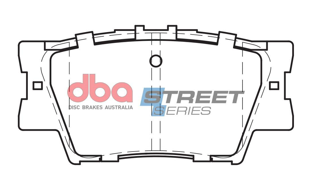 DBA Street Series Brake Pad Set Rear DB1832SS