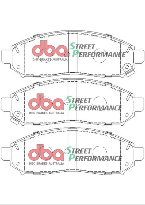 DBA Street Performance Brake Pad Set Front DB1835SP