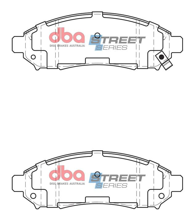 DBA Street Series Brake Pad Set Front DB1835SS