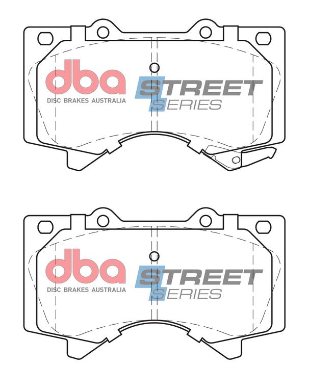DBA Street Series Brake Pad Set Front DB1838SS