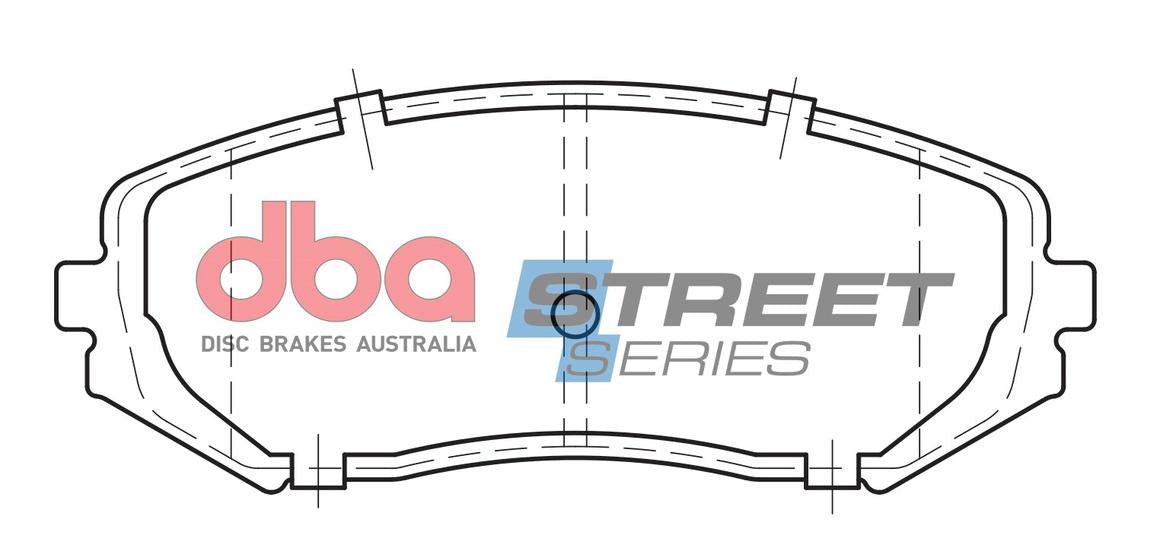 DBA Street Series Brake Pad Set Front DB1842SS