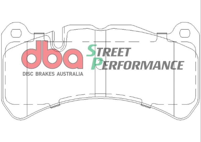 DBA Street Performance Brake Pad Set Front DB1845SP