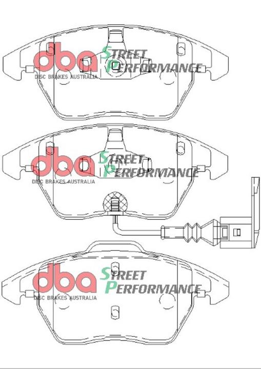 DBA Street Performance Brake Pad Set Front DB1849SP