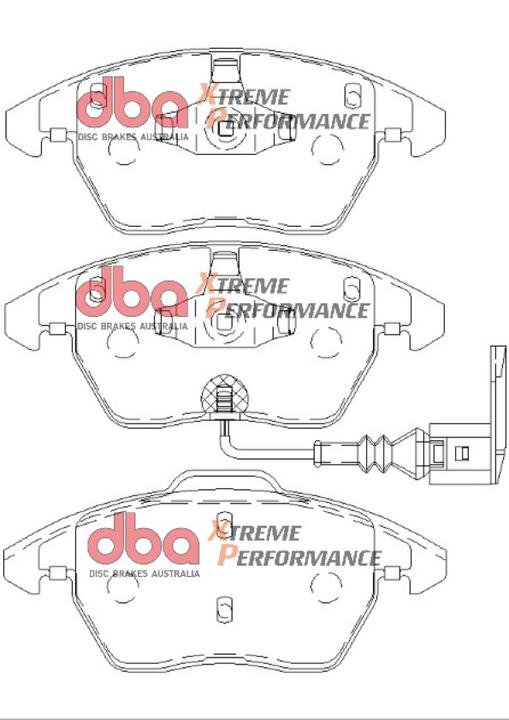 DBA Xtreme Performance Brake Pad Set Front DB1849XP