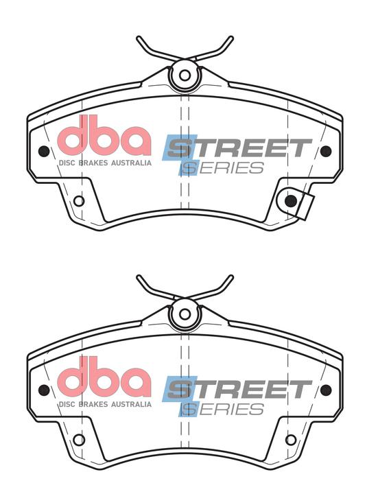 DBA Street Series Brake Pad Set Front DB1855SS