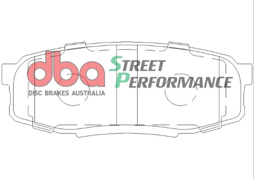 DBA Street Performance Brake Pad Set Rear DB1857SP