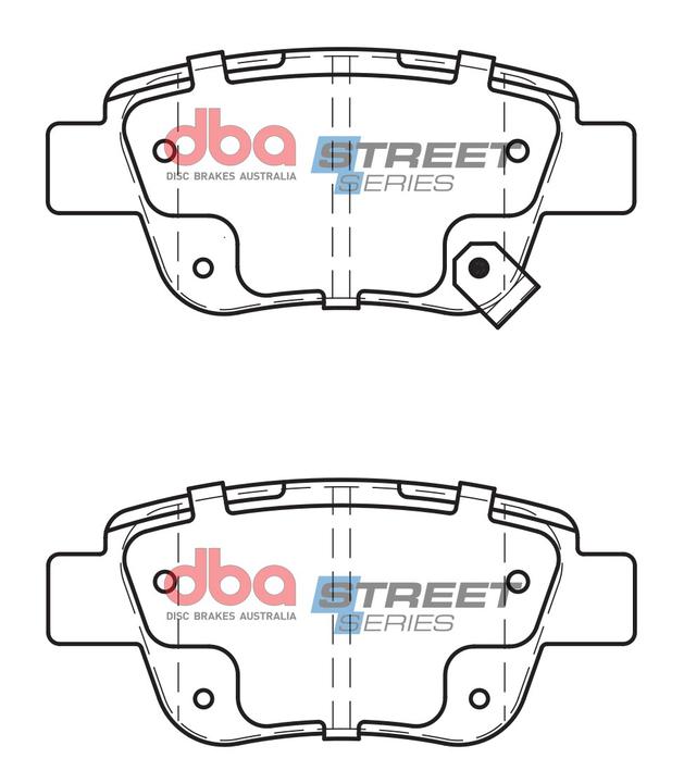 DBA Street Series Brake Pad Set Rear DB1914SS