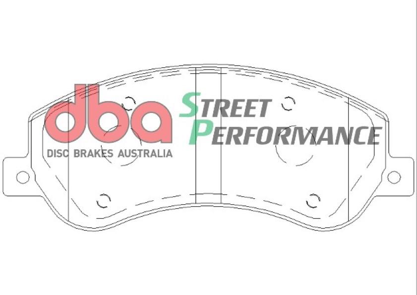 DBA Street Performance Brake Pad Set Front DB1915SP