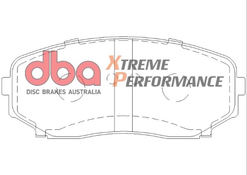 DBA Xtreme Performance Brake Pad Set Front DB1916XP
