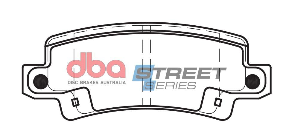 DBA Street Series Brake Pad Set Rear DB1920SS