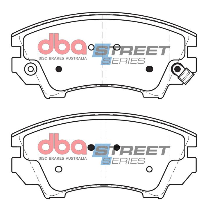 DBA Street Series Brake Pad Set Rear DB1925SS