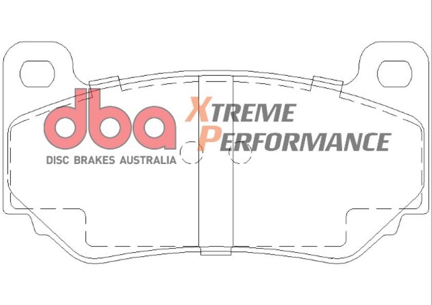 DBA Xtreme Performance Brake Pad Set Rear DB1934XP