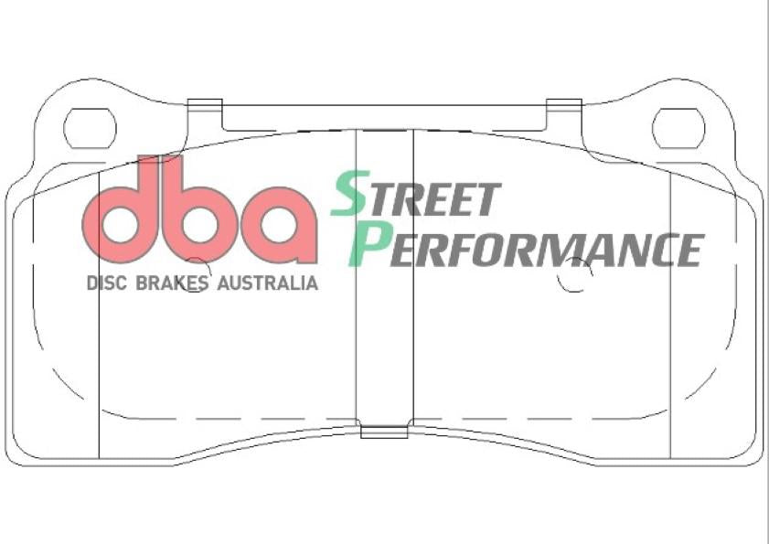 DBA Street Performance Brake Pad Set Front DB1935SP
