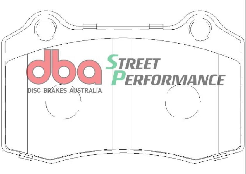 DBA Street Performance Brake Pad Set Rear DB1936SP