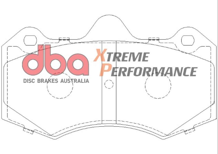 DBA Xtreme Performance Brake Pad Set Front DB1937XP