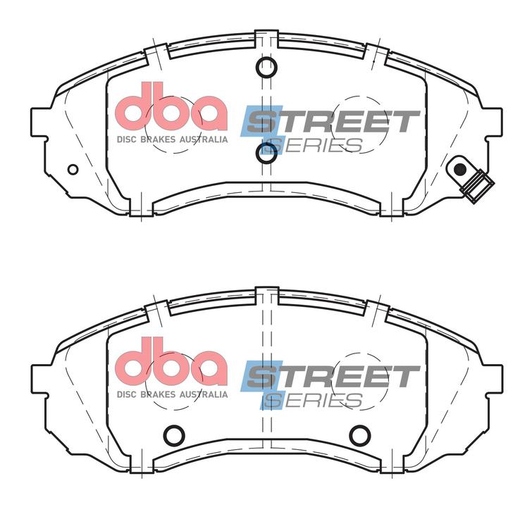 DBA Street Series Brake Pad Set Front DB1940SS