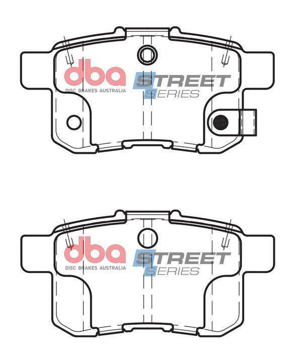 DBA Street Series Brake Pad Set Rear DB1953SS
