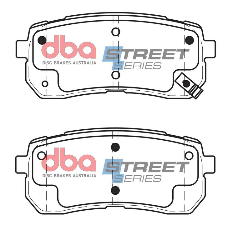 DBA Street Series Brake Pad Set Rear DB1957SS