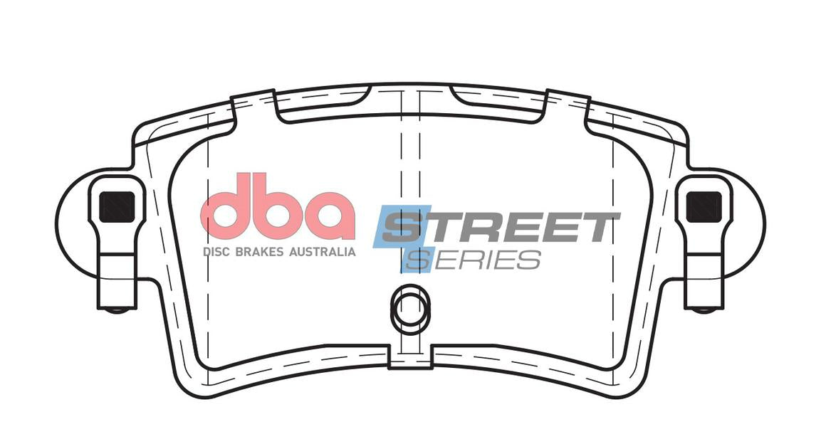 DBA Street Series Brake Pad Set Rear DB1964SS