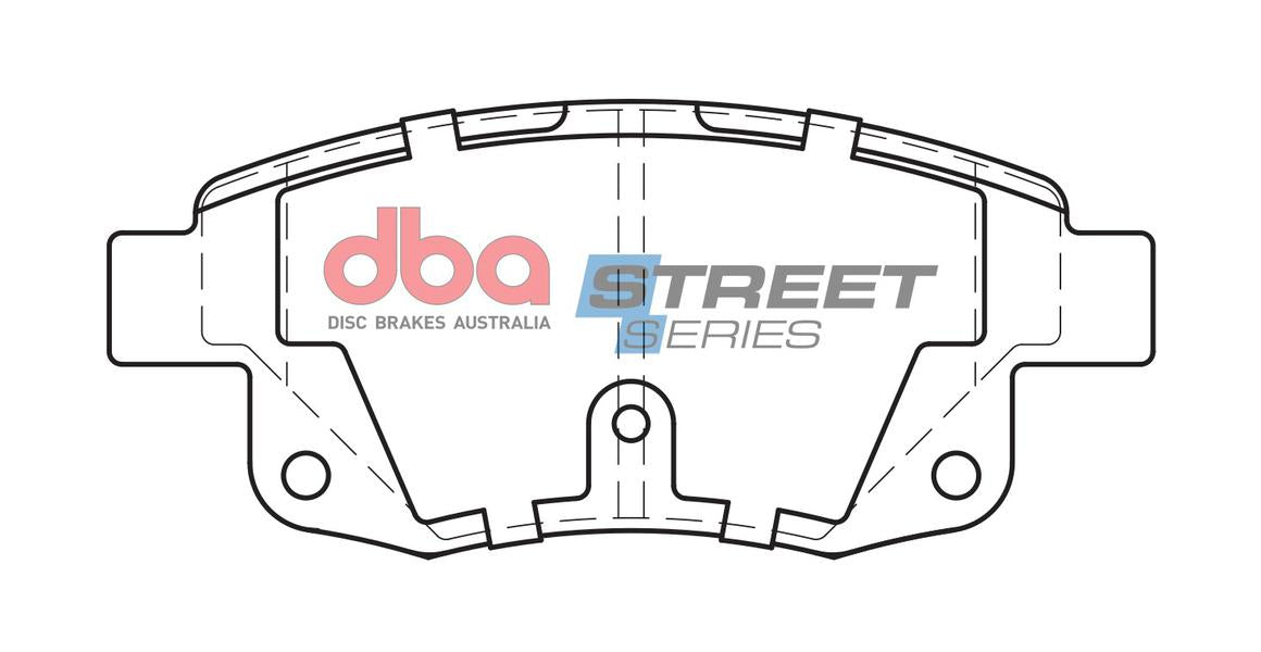 DBA Street Series Brake Pad Set Rear DB1968SS