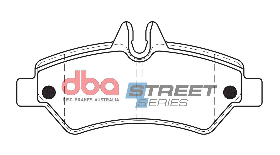 DBA Street Series Brake Pad Set Rear DB1972SS